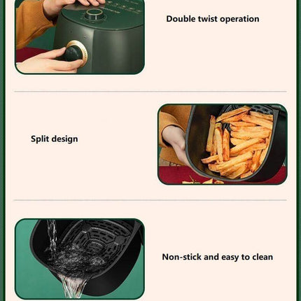 3L Automatic Mini Oil Free Electric Air Fryer