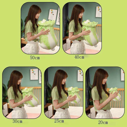 Cute Vegetable Cabbage Stuffed Dog  Pillow