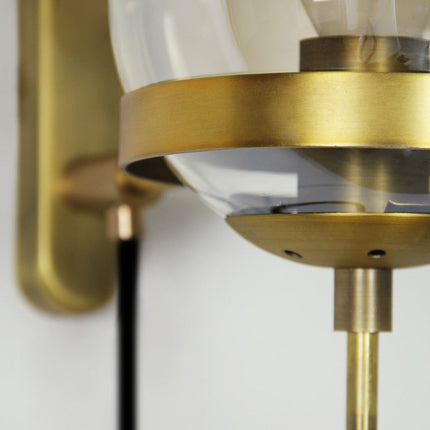 Elegant Retro Wall Glass Ball Lamp