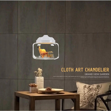 Modern Nordic Minimalist Glass Lampshade Pendant Lamp