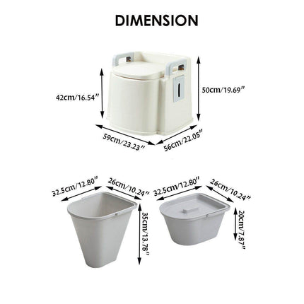 Portable Travel Lightweight Elderly Toilet