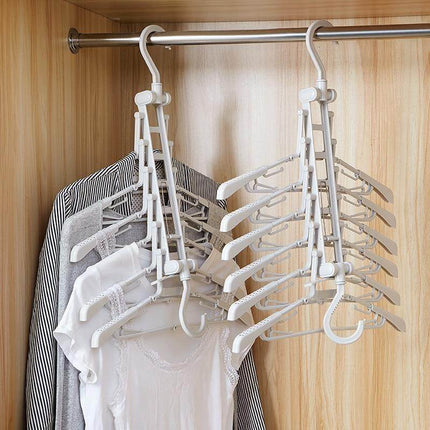 Foldable Non Slip Easy Storage Smart Clothes Hanger