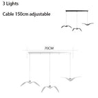 3 light long base / cold white / white