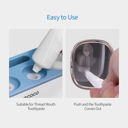 Wall-Mounted Smart Toothpaste Storage Dispenser