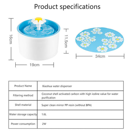 Automatic Pet Electric Water Fountain Bowl