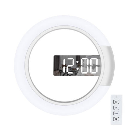 LED Ring Lamp Wall Clock