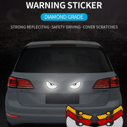 Luminous Eyes Reflective Car Stickers