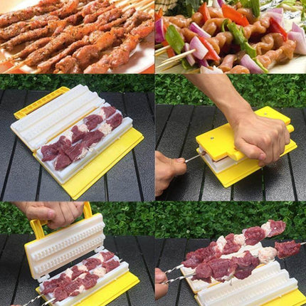 Portable Double BBQ Kebabs Maker