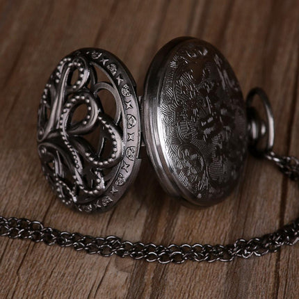 Antique Octopus Pocket Necklace Watch