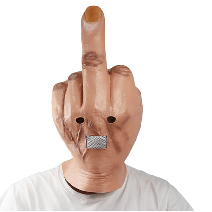 Giant Middle Finger Funny Mask