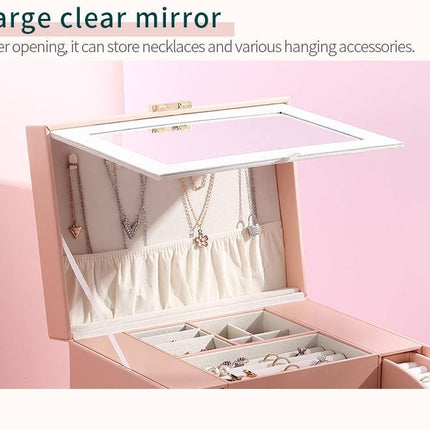 Luxury Large Jewelry Storage Drawer Box