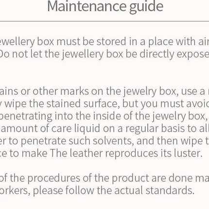 Luxury Large Jewelry Storage Drawer Box