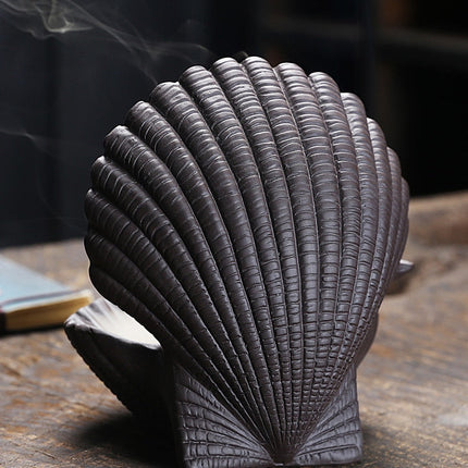 Ceramic Shell Incense Holder Led Lamp