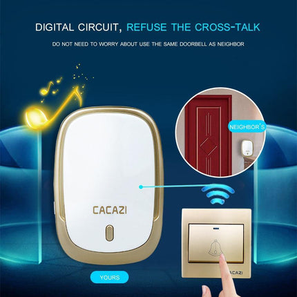 Waterproof Cordless Wireless Doorbell