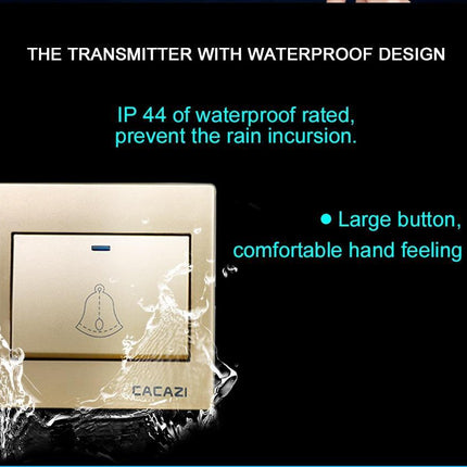 Waterproof Cordless Wireless Doorbell