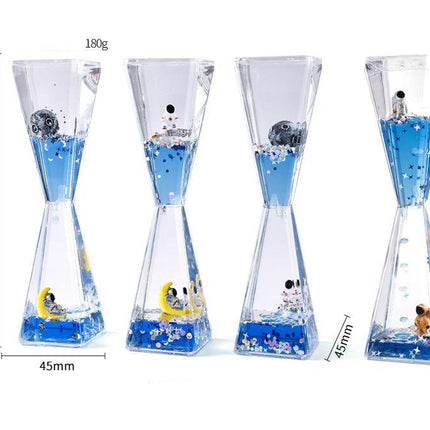 Quicksand Bottle Liquid Hourglass
