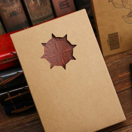 Retro PU Leather Pirate Spiral Notebook