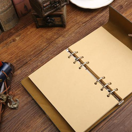 Retro PU Leather Pirate Spiral Notebook