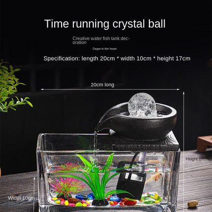 Creative Teapot Flowing Water Fish Tank