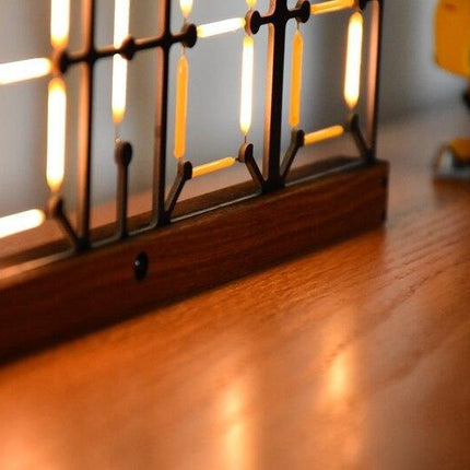 Nordic Double-Sided LED Clock