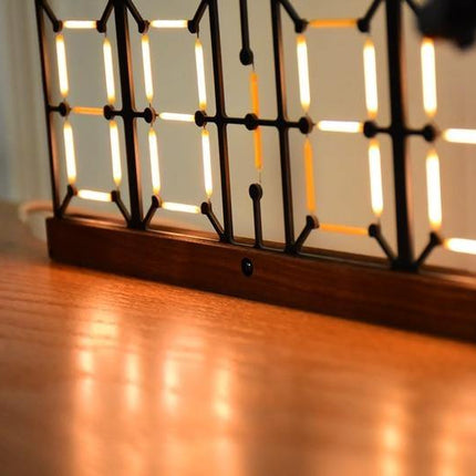 Nordic Double-Sided LED Clock