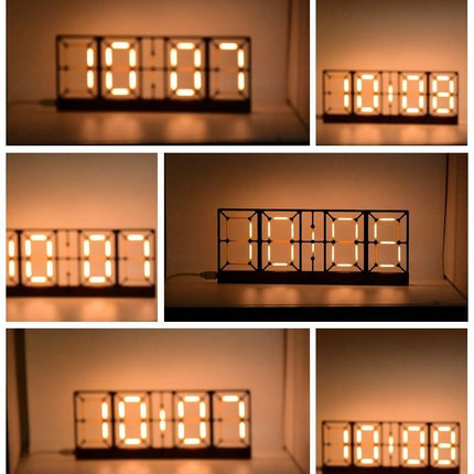 Nordic Double-Sided LED Clock