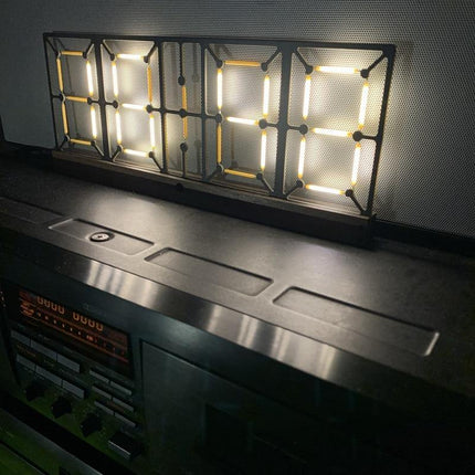 Nordic Double-Sided LED Clock