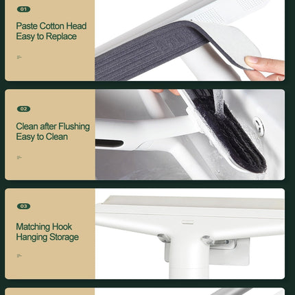 Multifunctional Adjustable Window Cleaning Wiper Brush
