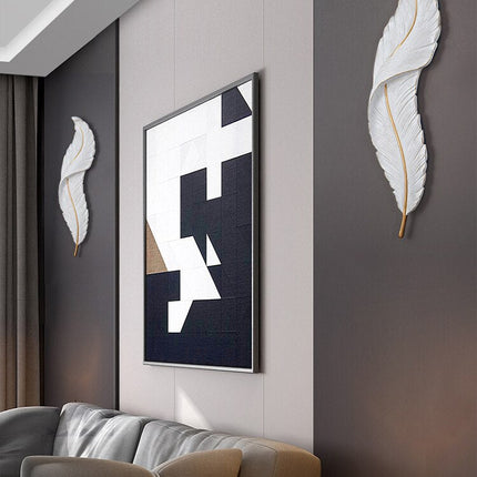 Nordic Elegant Feather Led Wall Lamp