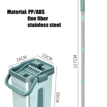 Self-Wring Magic Flat Squeeze Mop