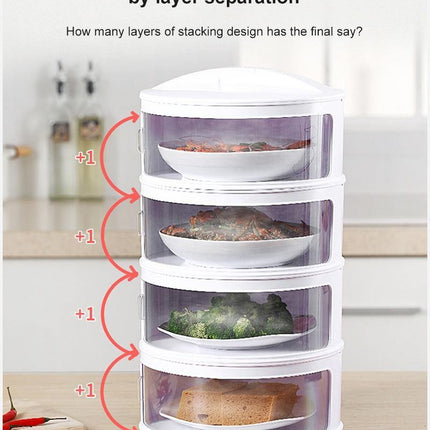 Multilayer Transparent Kitchen Food Storage Box