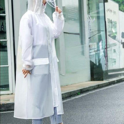 Hooded Windproof Bike Raincoat