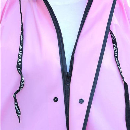 Hooded Windproof Bike Raincoat