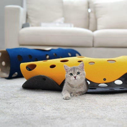 Foldable Cat Multi Tunnel Interactive Toy