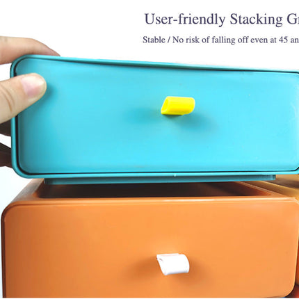 Colorful Stackable Makeup Storage Box