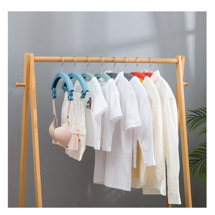 Three-Layer Rotating Cloth Hangers with Clips