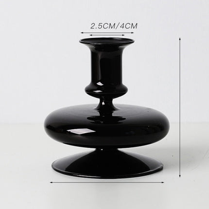 Nordic Stylish Bubble Glass Candle Holder