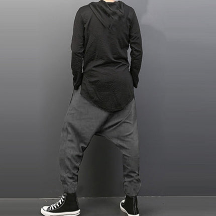 Men Casual Punk Style Baggy Pant