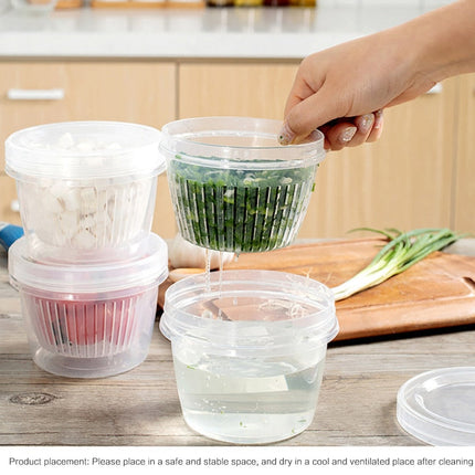 Vegetable Fresh-Keeping Drainer Mini Container