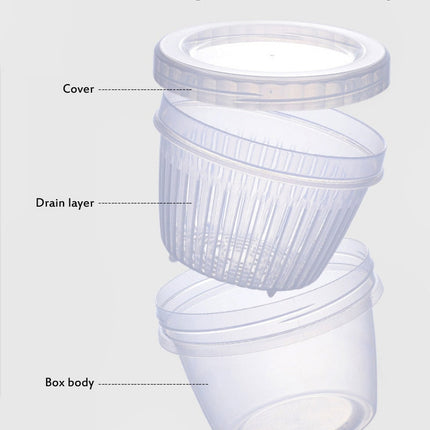 Vegetable Fresh-Keeping Drainer Mini Container