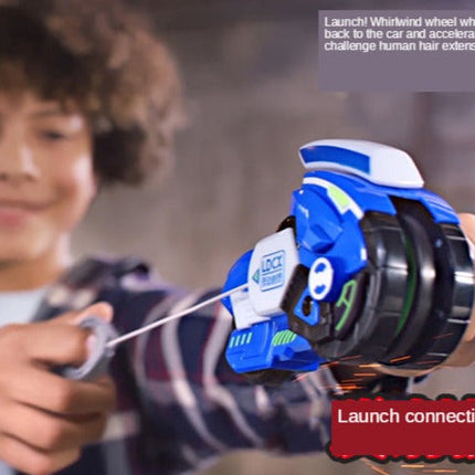 Magic Spinning Motorcycle Launch Toy