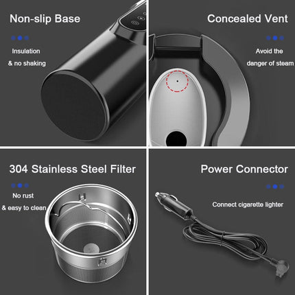 Smart Heating Digital Car Thermos