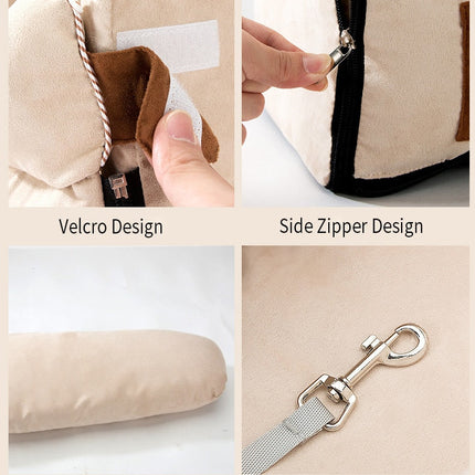 Car Portable Pet Carrier Comfy Bed
