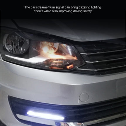 2Pcs Waterproof Car Turn Signal LED Light Strip