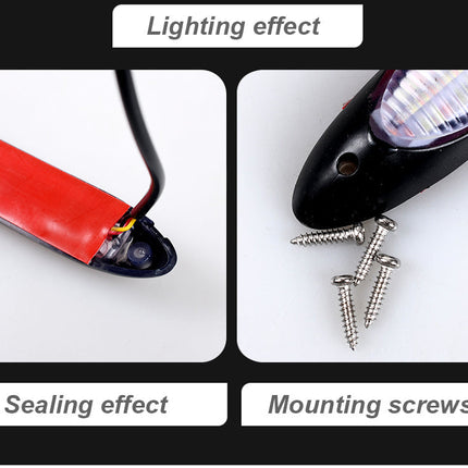 2Pcs Waterproof Car Turn Signal LED Light Strip