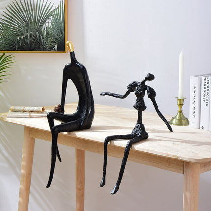 Modern Abstract Metal Home Decor Figures