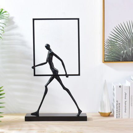 Modern Abstract Metal Home Decor Figures