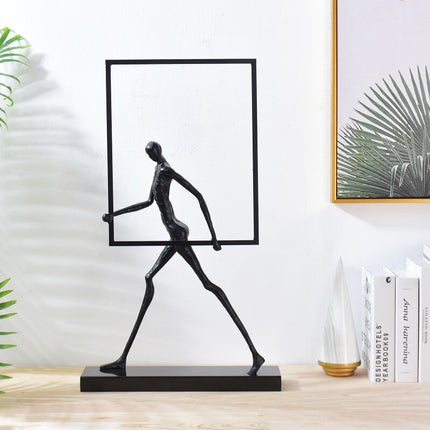 Modern Abstract Metal Home Decor Figures