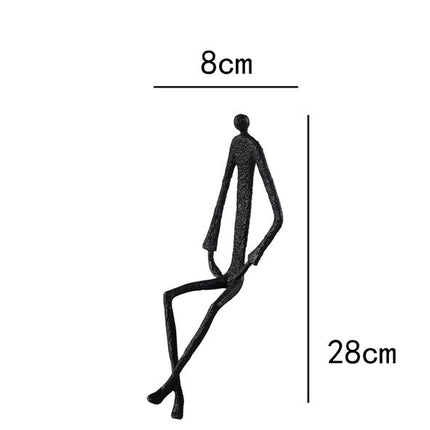 Modern Abstract Metal Home Decor Figures