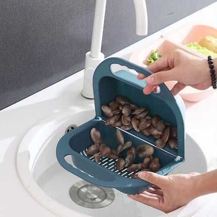 Collapsible Fruit Vegetable Drain Basket